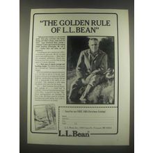 1985 L.L. Bean Ad - The Golden Rule