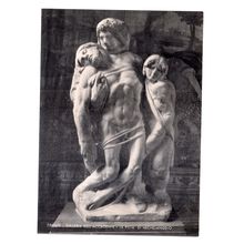 THE PITY OF MICHELANGELO , FIRENZE, ITALY unused vintage postcard. #