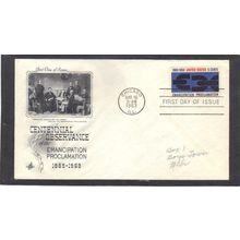 FDC Art Craft 1233 5c Emancipation (Cachet-Penciled/A) CV42010