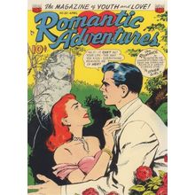Romantic Adventures 1950s Comic Book Ghost Haunting Postcard