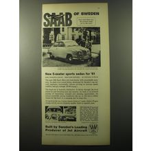 1960 Saab Cars Advertisement - New 5-seater sports sedan for '61