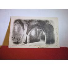 THE CRYPT, GLOUCESTER CATHEDRAL used antique postcard dated 1903 =