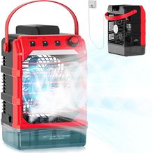 Battery Powered Misting Fan Compatible for Milwaukee M18 18V (No Battery) or USB