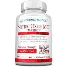 Approved Science Nitric Oxide MD - Muscle Development, Lean Body Mass, Improve O