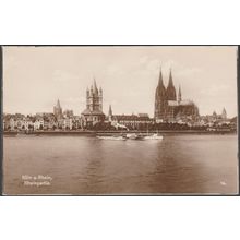 Rheinpartie, Köln am Rhein, c.1920 - Trinks Foto-AK