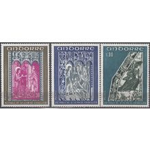 Andorre Français 1972 Michel 242 - 244 Neuf ** Cote (2008) 6.50 € Retable