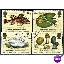 1988 Linean Society Set SG1380-1383 Very Fine Used