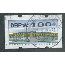 GER 100pf 'DEUTSCHE BUNDESPOST' MACHINE LABEL (EBID43-284)