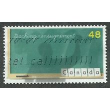 CAN 2002 48c 'WORLD TEAHERS DAY' FINE USED (EBID49-139)