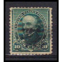 Used 226 10c Daniel Webster Fine RA0887