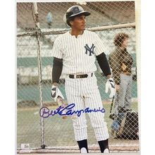 Bert Campaneris Signed Autographed Glossy 8x10 Photo New York Yankees
