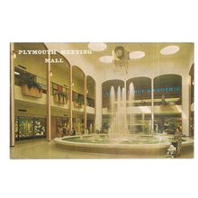 PLYMOUH MEETING SHOPPING CENTER, PENNSYLVANIA unused postcard =