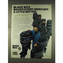 1976 Mercury Black Max Outboard Motors Ad