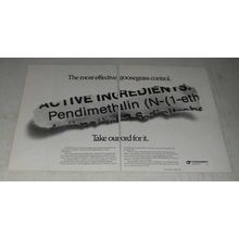 1988 Cyanamid Pendimethalin Ad - Most Effective Goosegrass Control