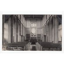 St Andrews Church Felixstowe Postcard RP Suffolk Publisher Emeny