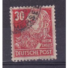 GERMANY 1948 RUSSIAN ZONE 30PF USED SG R43