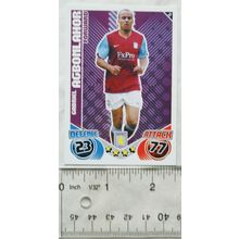 2010/11 Topps Match Attax Trading Card 35 Gabriel Agbonlahor, Aston Villa