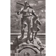 Verlag Tietschi Luzern TELLDENKMAL ALTDORF Statue Monument Real Photo Postcard