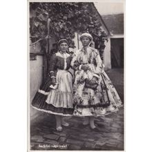 Sarkozi Nepviselet Hungary Real Photo Costume Postcard