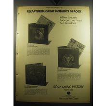 1975 Sire Records Ad - Paul Anka Gold; History of British Rock / Vol 2