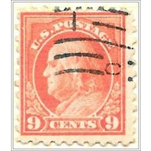USA 1912 9 cents Franklin Used V1
