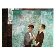 Bernard Perlin Orthodox Boys Tate Gallery London Painting Postcard