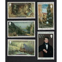 Guernsey Christmas Peter Le Lievre Paintings 5v 1980 MNH SG#221-225