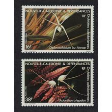 New Caledonia Orchids 2v 1984 MNH SG#736-737