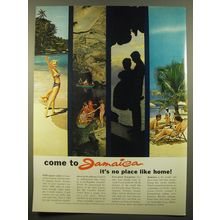 1961 Jamaica Tourism Ad - Come to Jamaica it's no place like home