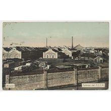 Argentina ROSARIO Talleres F.C.C.A. Railway Workshops early 20th C. RPPC MRA 14