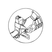 Eagle Industries Black Mounting Hardware (front sight) for any TAS Sling