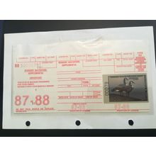 ICOLLECTZONE US Tennessee 1987 TN11 3 part Duck Stamp VF NH