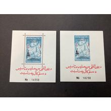 ICOLLECTZONE Afghanistan 668L sheet perf and imperf XF NH