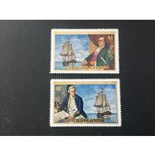 ICOLLECTZONE Cook Islands 445-446 ships VF NH