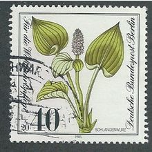 BERLIN -1981 40pf +20 'HUMANITARIAN - WILD FLOWERS' FINE USED (EBID44-837)