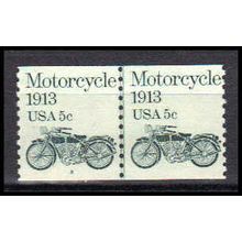 1899 5c Motorcycle Fine MNH Dry Gum CNP Left 2 PA0335