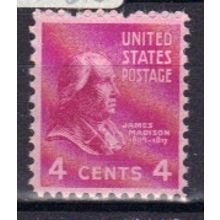 808 4c James Madison Fine MNH B0142