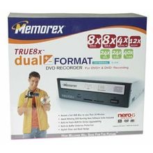 Memorex 8X Internal Dual Format DVD±RW Drive, 32023269