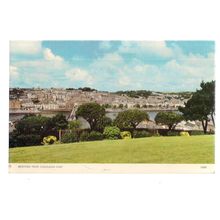 BIDEFORD FROM CHUDLEIGH FORT, DEVON , used vintage postcard by Jarrold 1962 pm =