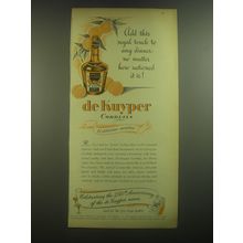 1945 DeKuyper Apricot Liqueur Ad - Add this regal touch to any dinner
