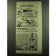 1949 Jameson Whiskey Ad - Seven Years make a big Difference - Riding Horse