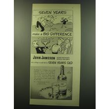 1949 Jameson Whiskey Ad - Seven Years make a big Difference - Golf