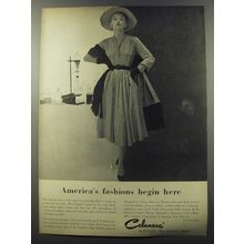 1953 Celanese Acetate Ad - America's Fashions begin here