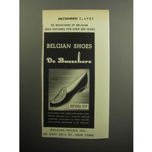 1957 De Busschere Magnifique Shoes Advertisement - Belgian Shoes