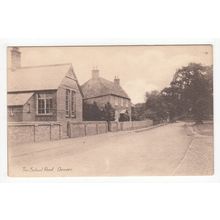 The School Road Denver Postcard Norfolk Publisher M A Monk