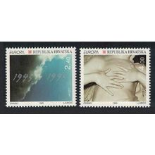 Croatia Europa Peace and Freedom 2v 1995 MNH SG#350-351