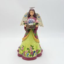 Jim Shore 2014 A Bird In The Hand Angel Quilted Figurine 9” Heartwood Creek Resi