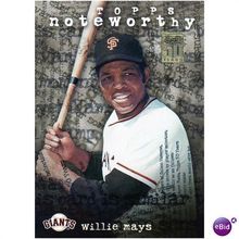 2001 Topps Noteworthy Willie Mays #TN-26