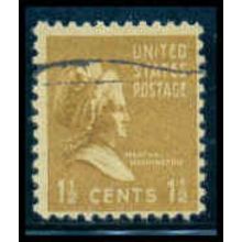 Used 805 1 1/2c Martha Washington Just Clears M08736
