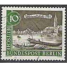 Berlin 1962 Michel 219 O Cote (2011) 0.30 € Pont de Waisen Cachet rond